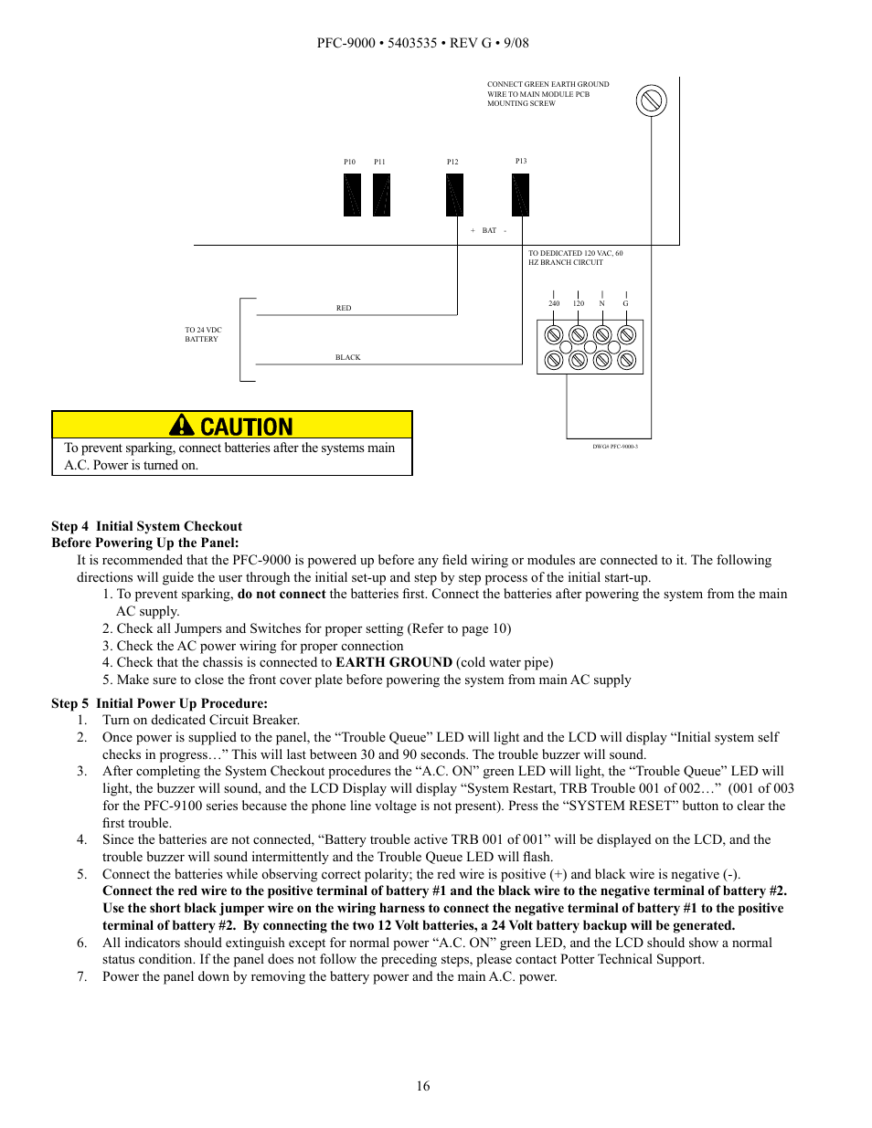 Potter PFC-9000 Series User Manual | Page 16 / 90