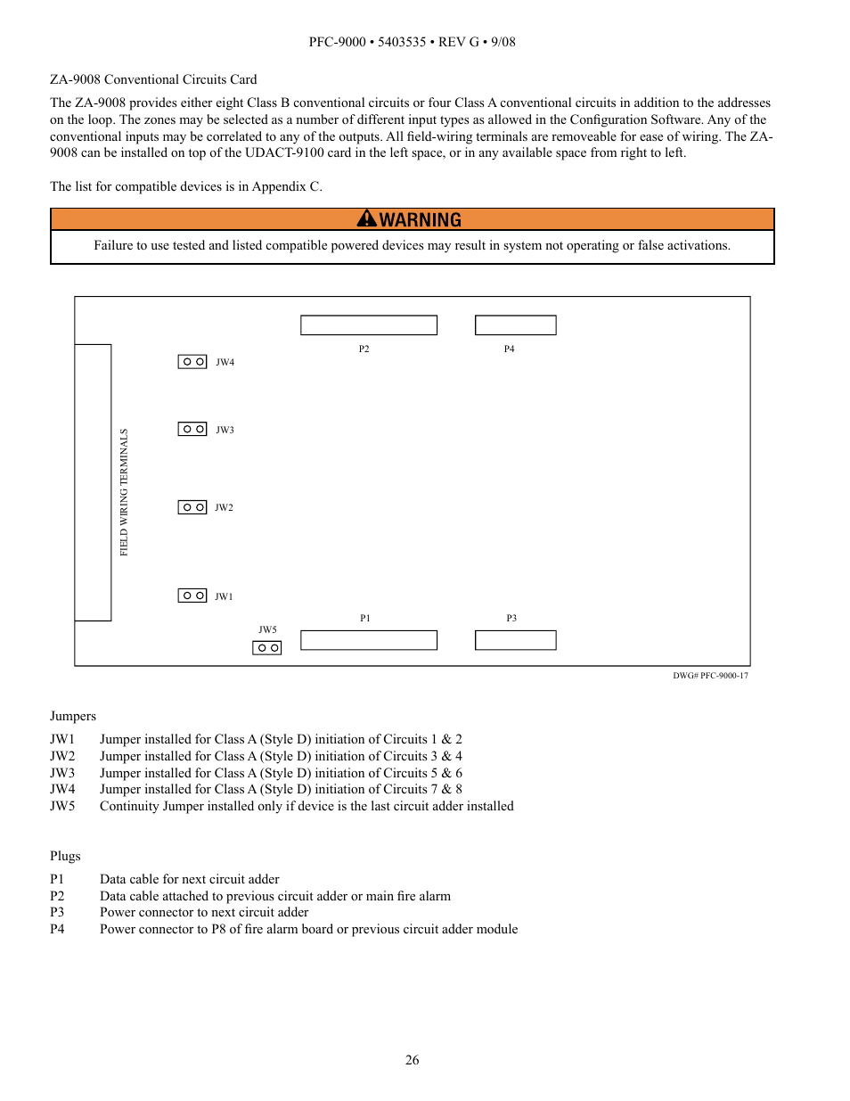 Potter PFC-9000 Series User Manual | Page 26 / 90