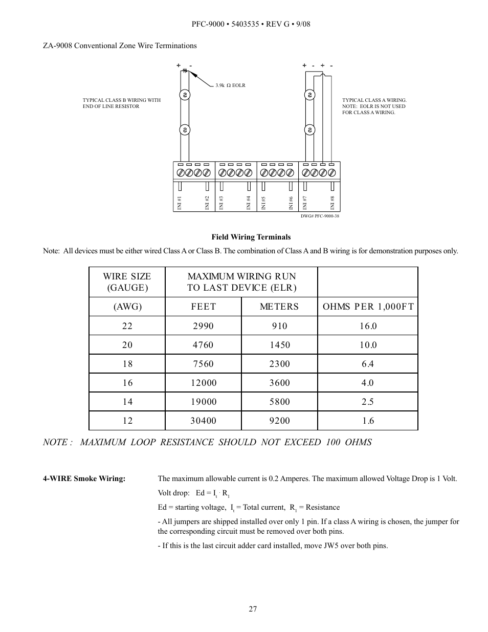 Potter PFC-9000 Series User Manual | Page 27 / 90