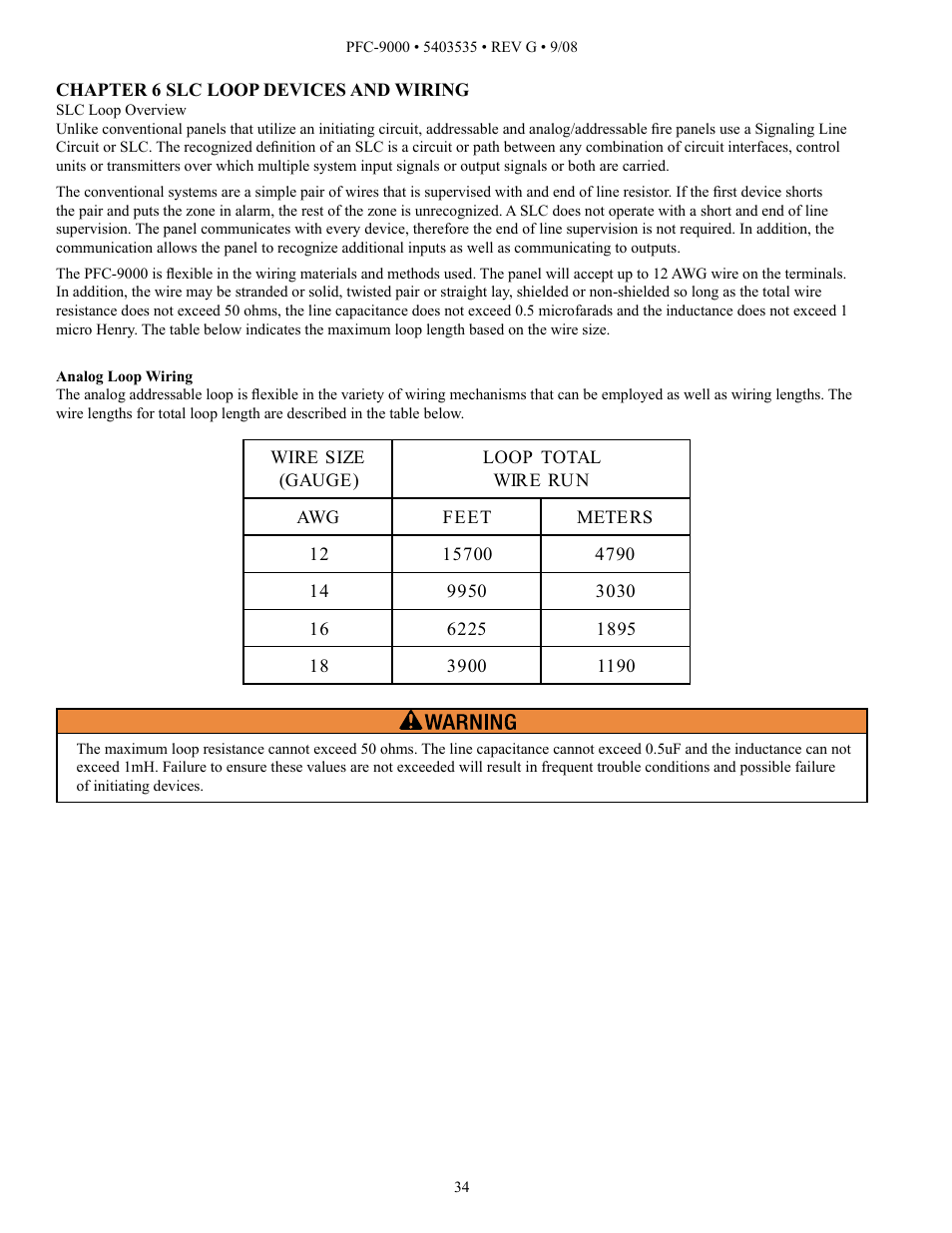 Potter PFC-9000 Series User Manual | Page 34 / 90