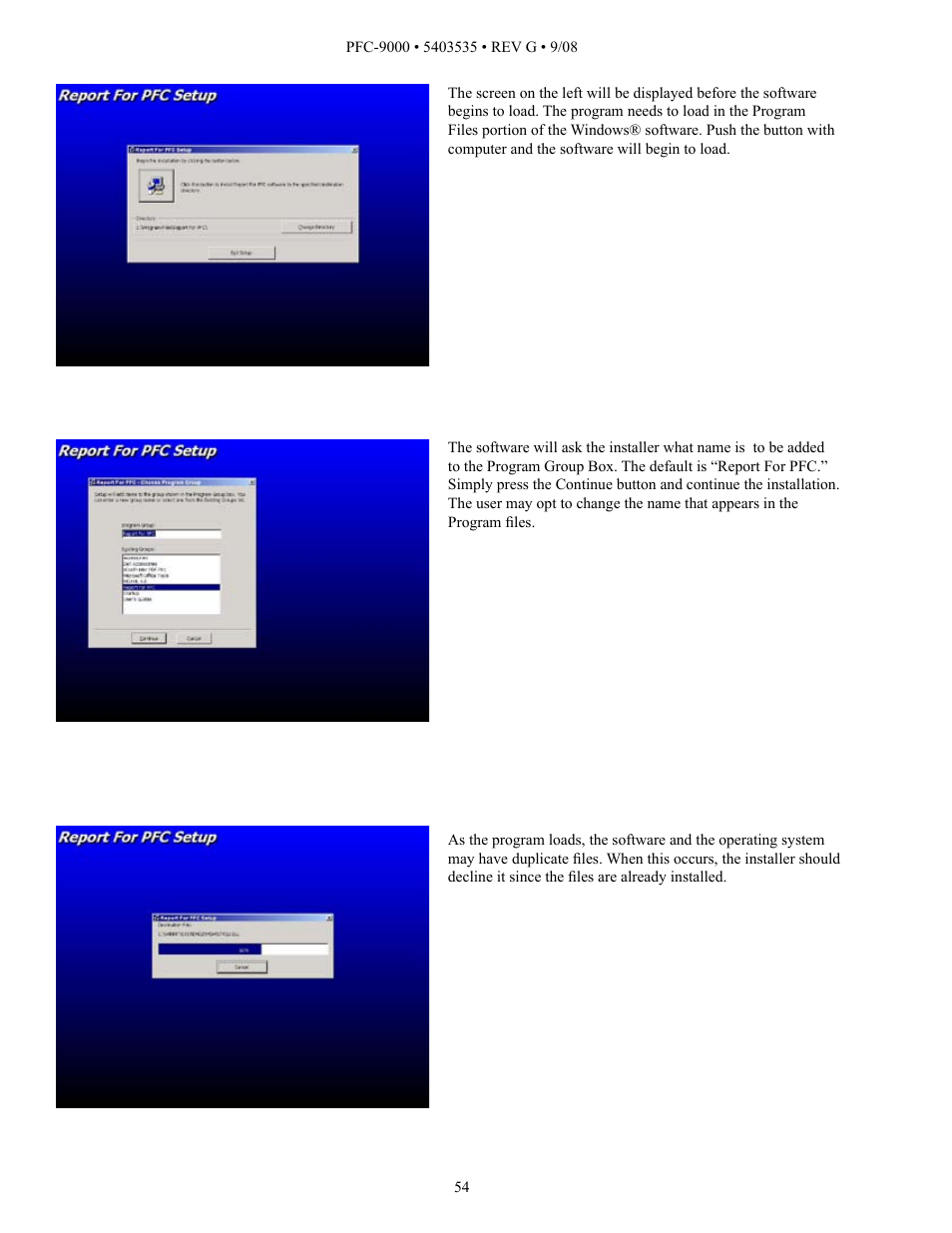 Potter PFC-9000 Series User Manual | Page 54 / 90