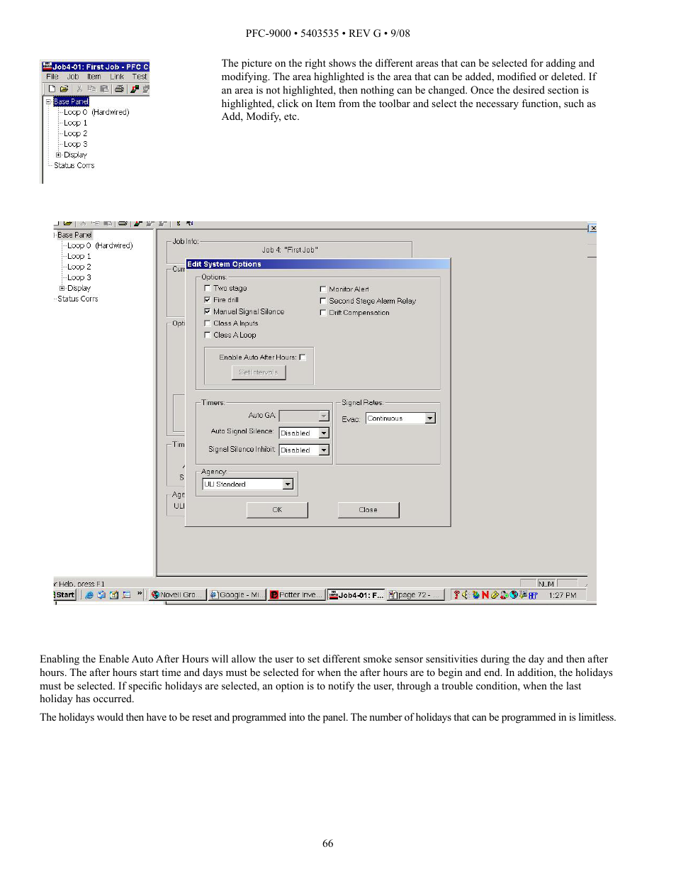 Potter PFC-9000 Series User Manual | Page 66 / 90