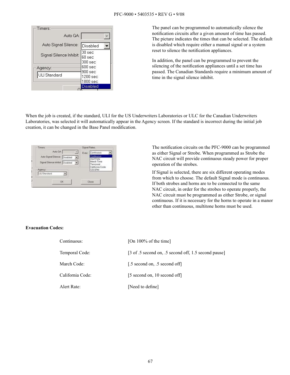 Potter PFC-9000 Series User Manual | Page 67 / 90