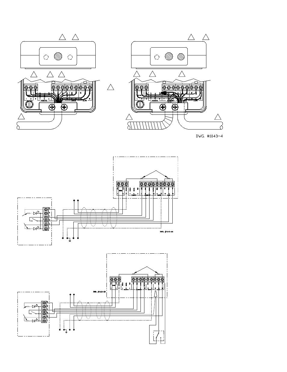 Figure 2 recommended wiring evd-1 controller | Potter EVD-1 User Manual | Page 8 / 15