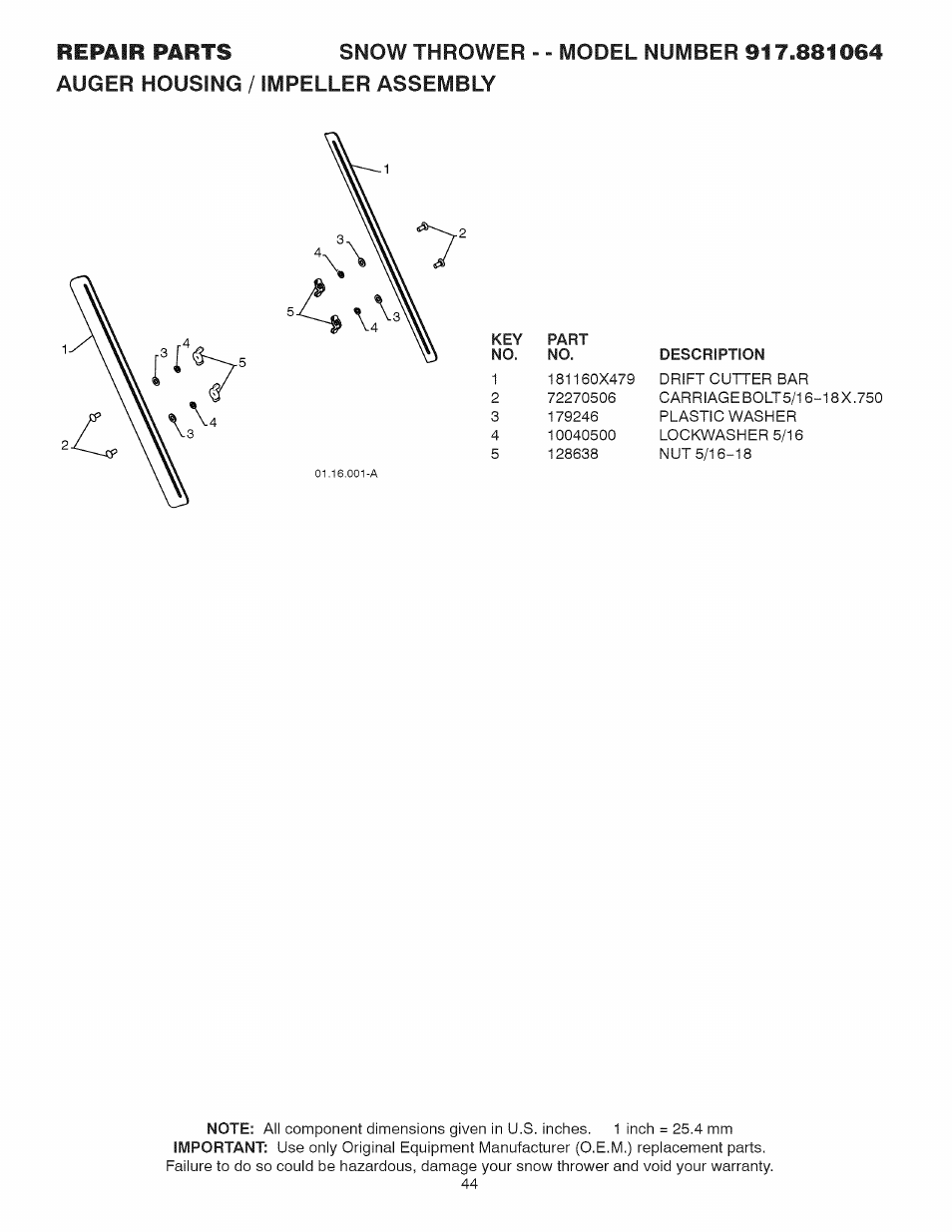 Craftsman 917.881064 User Manual | Page 44 / 68