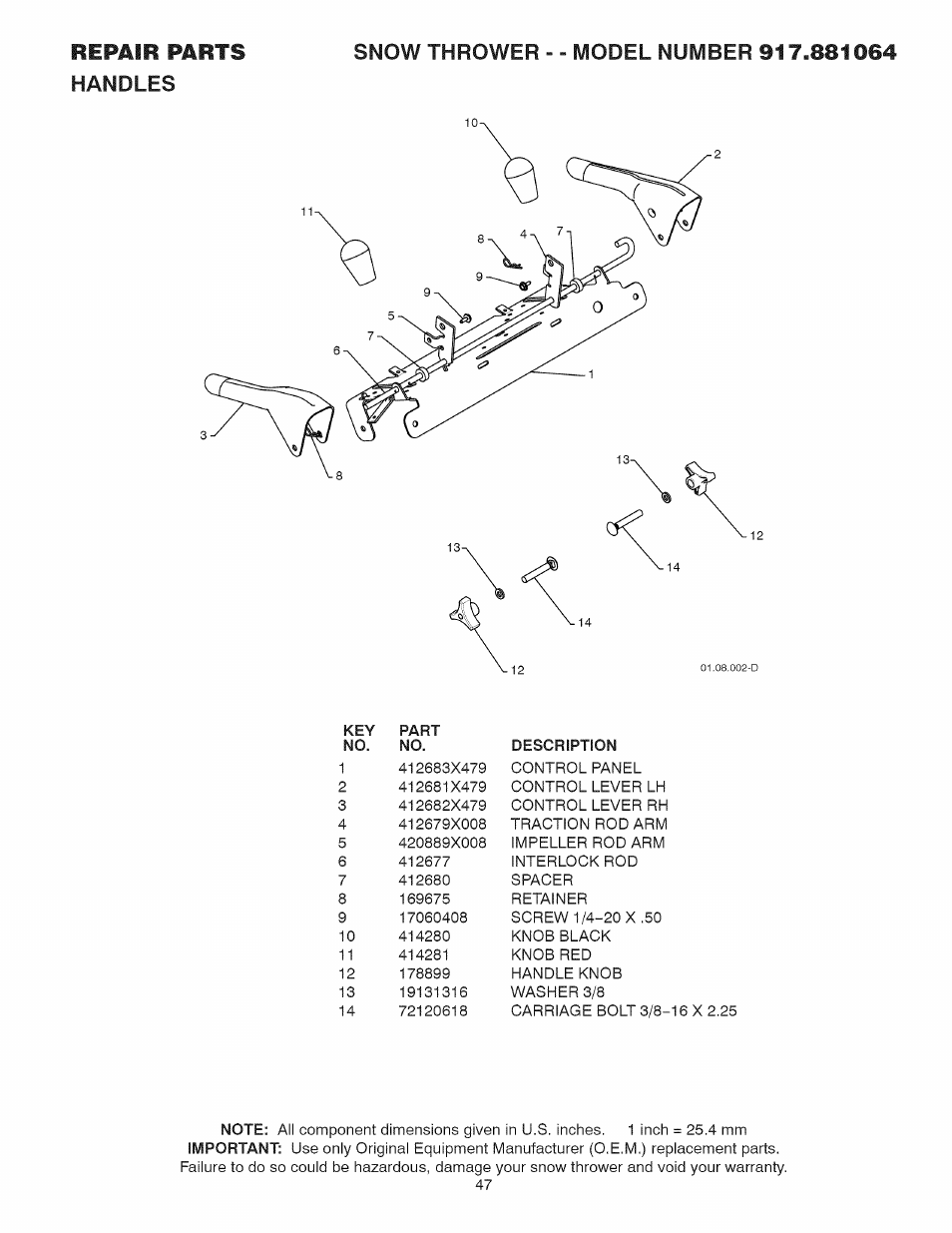 Craftsman 917.881064 User Manual | Page 47 / 68