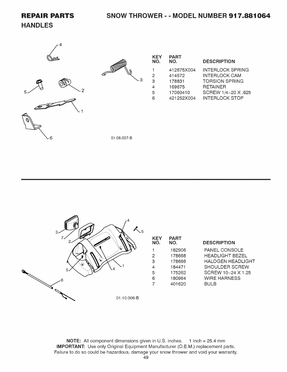 Craftsman 917.881064 User Manual | Page 49 / 68