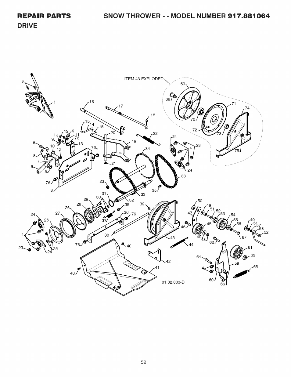 Craftsman 917.881064 User Manual | Page 52 / 68