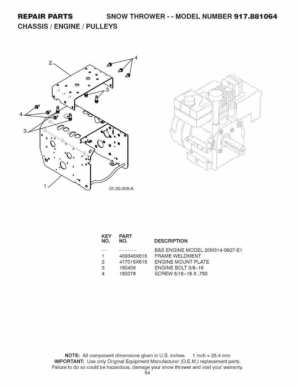 Craftsman 917.881064 User Manual | Page 54 / 68