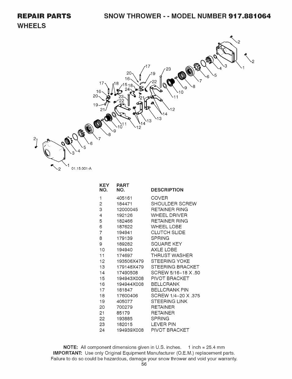 Craftsman 917.881064 User Manual | Page 56 / 68