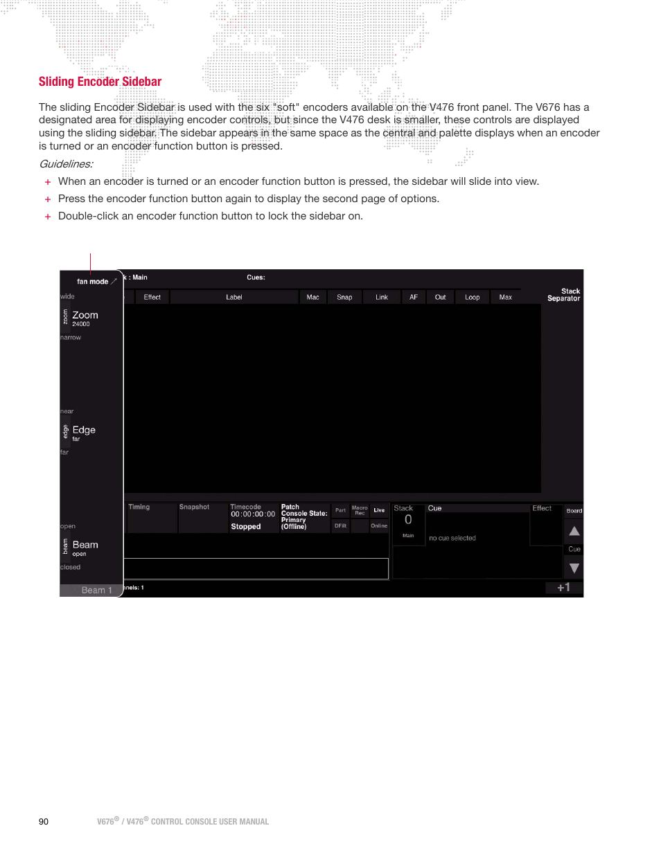 Sliding encoder sidebar | PRG V676 User Manual 3.5 User Manual | Page 108 / 444
