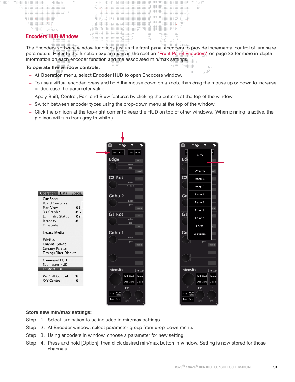 Encoders hud window | PRG V676 User Manual 3.5 User Manual | Page 109 / 444