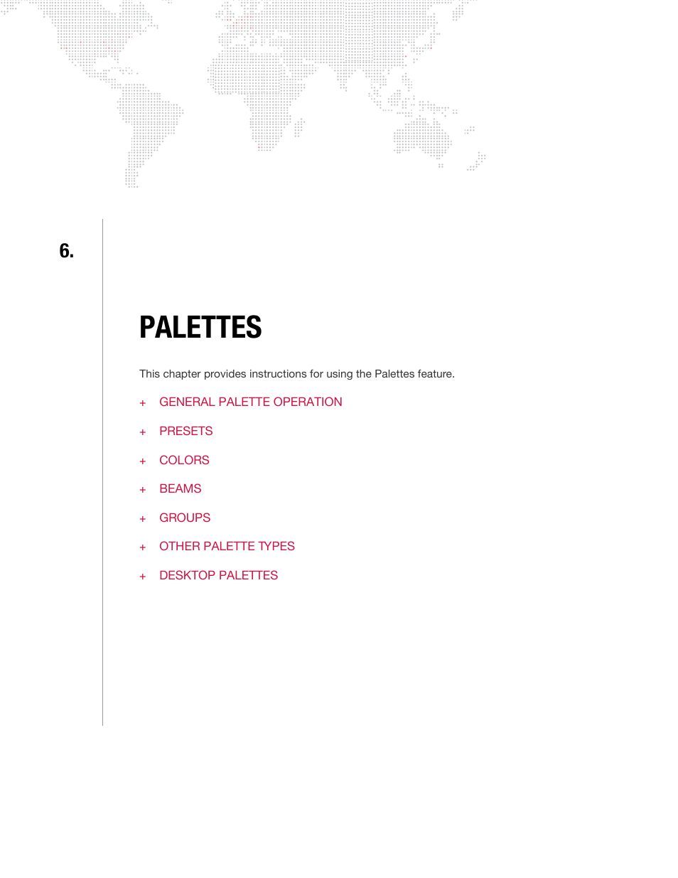 Palettes, Chapter 6. palettes | PRG V676 User Manual 3.5 User Manual | Page 143 / 444