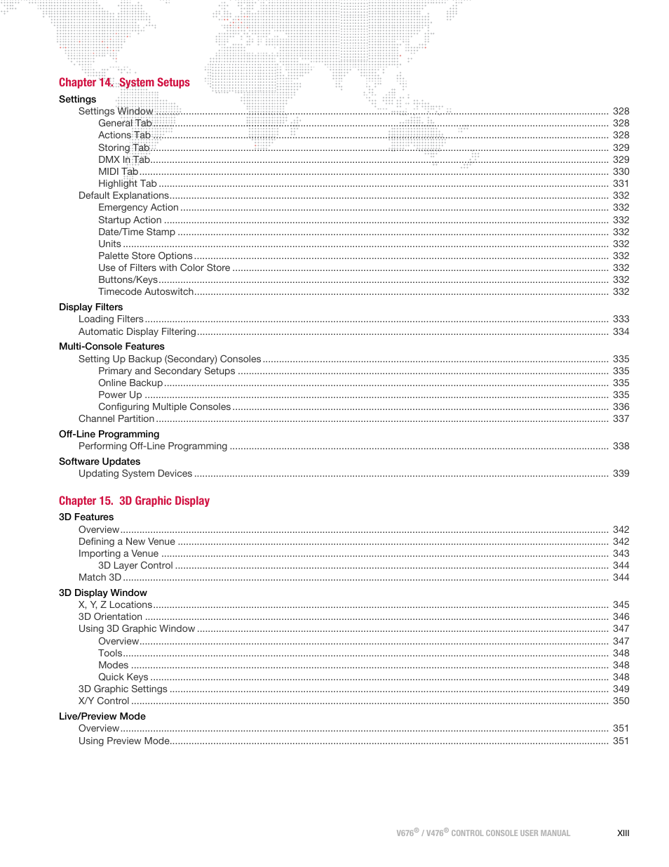 PRG V676 User Manual 3.5 User Manual | Page 15 / 444