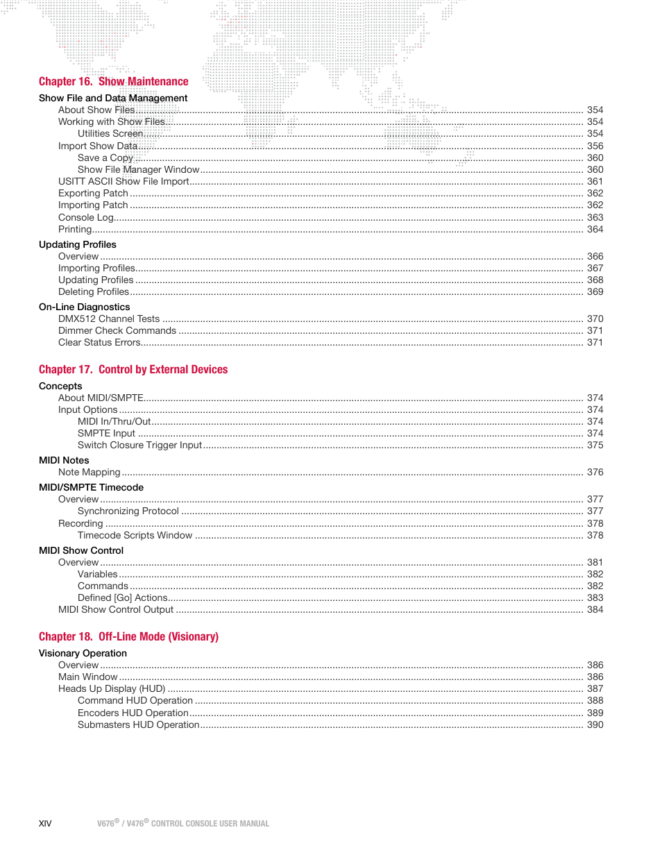PRG V676 User Manual 3.5 User Manual | Page 16 / 444