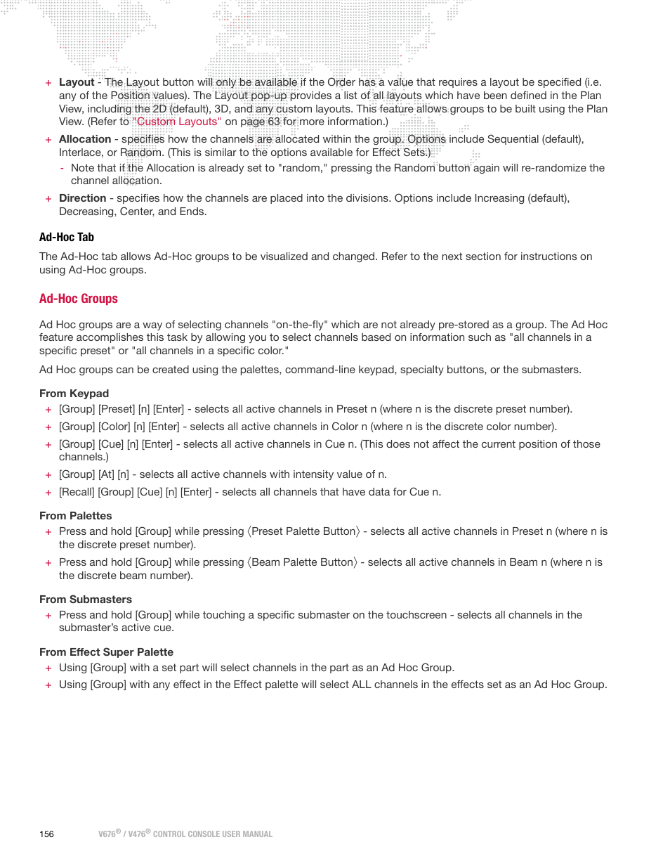 Ad-hoc tab, Ad-hoc groups | PRG V676 User Manual 3.5 User Manual | Page 174 / 444