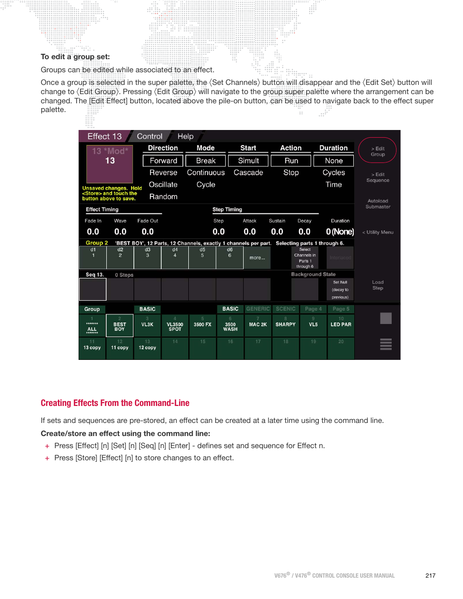 Creating effects from the command-line | PRG V676 User Manual 3.5 User Manual | Page 235 / 444
