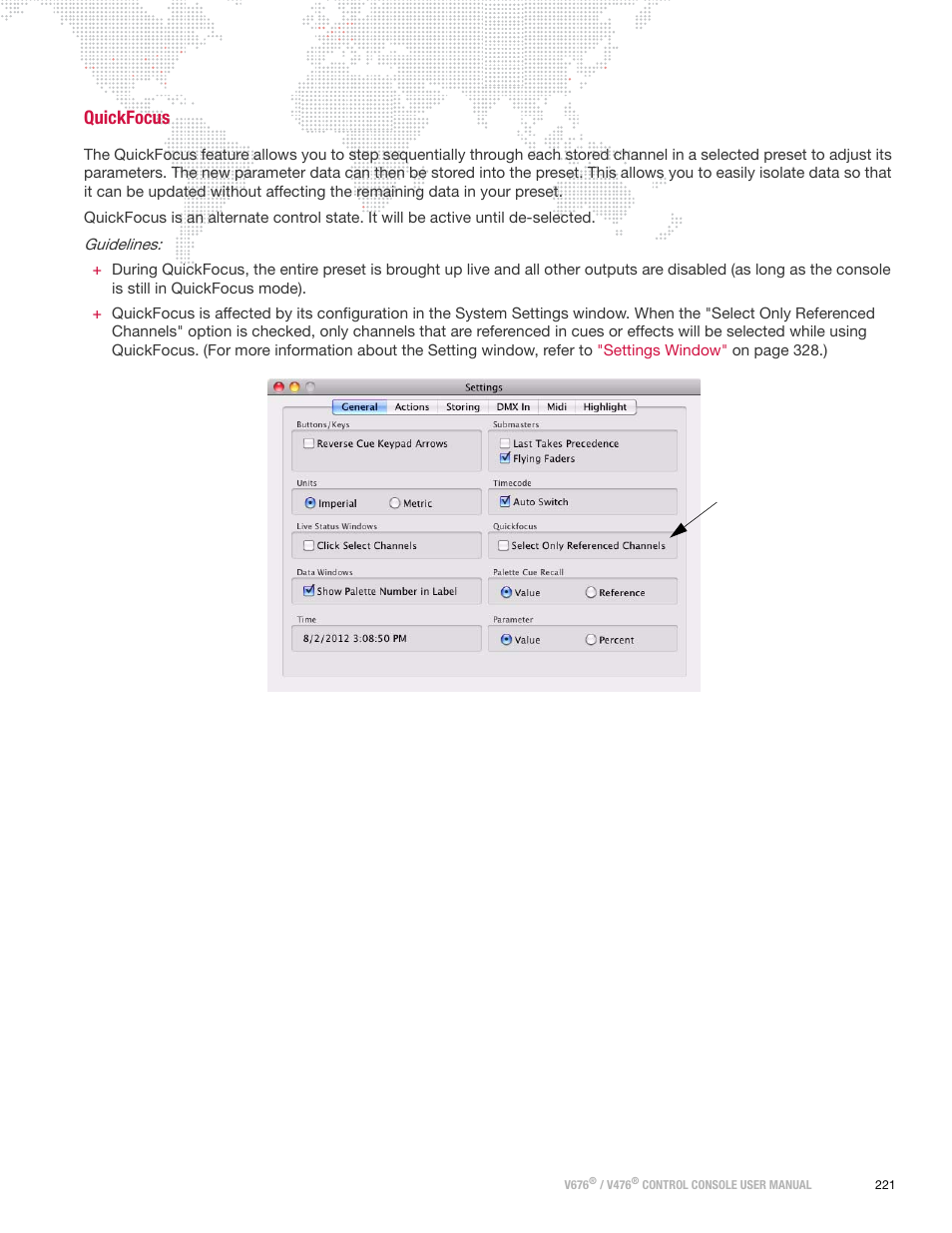 Quickfocus | PRG V676 User Manual 3.5 User Manual | Page 239 / 444