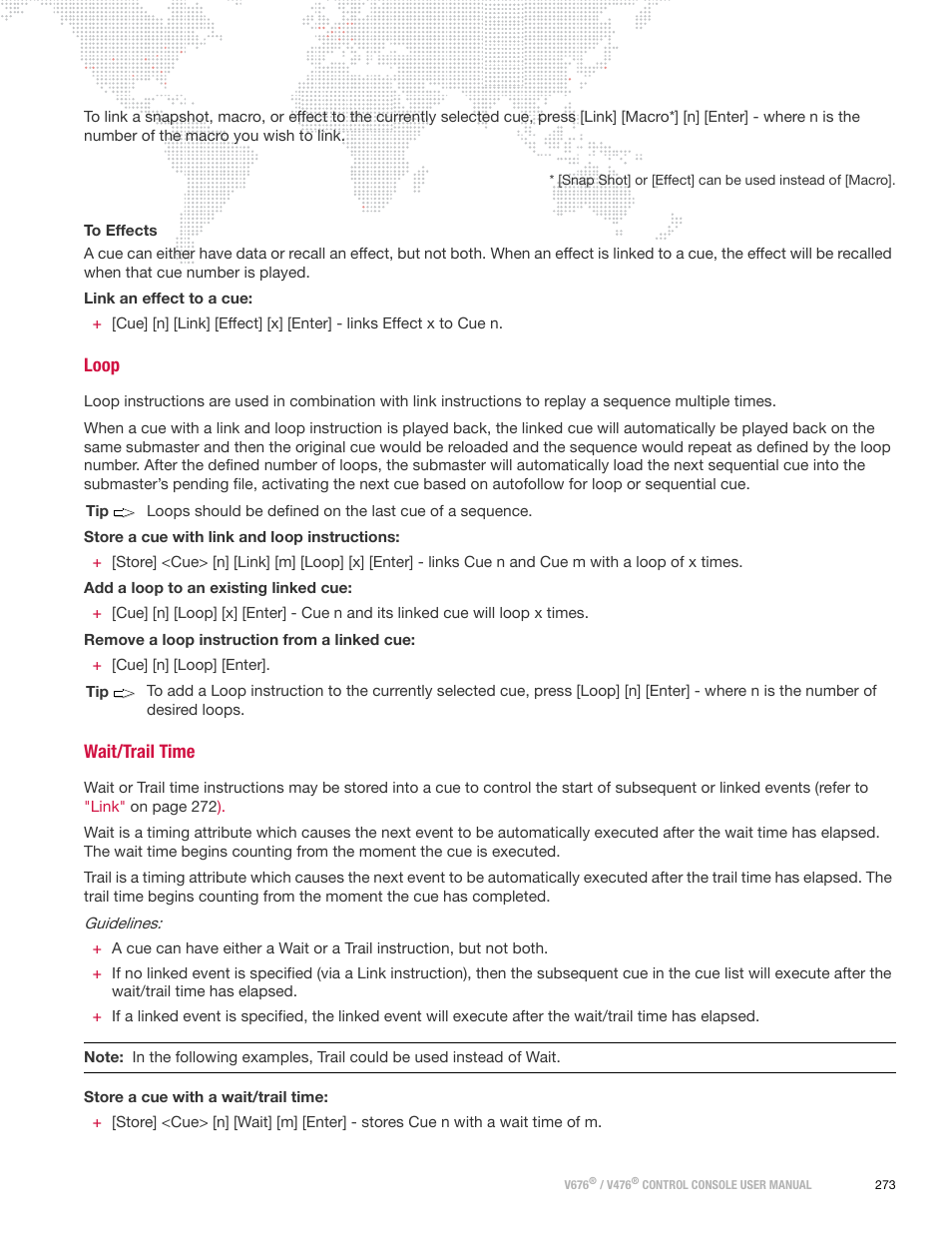 Loop, Wait/trail time, Loop wait/trail time | PRG V676 User Manual 3.5 User Manual | Page 291 / 444