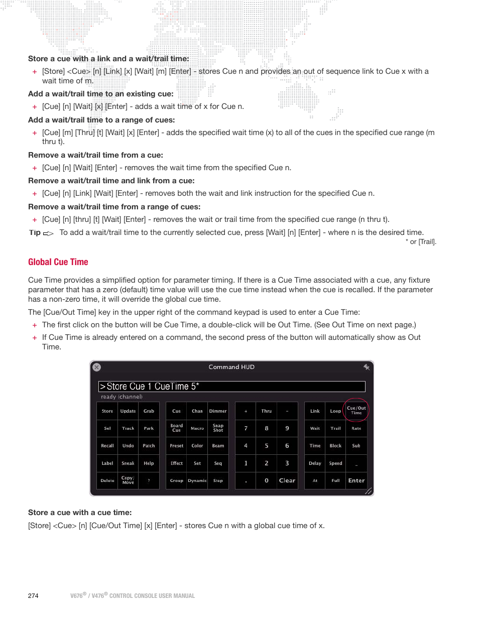 Global cue time | PRG V676 User Manual 3.5 User Manual | Page 292 / 444