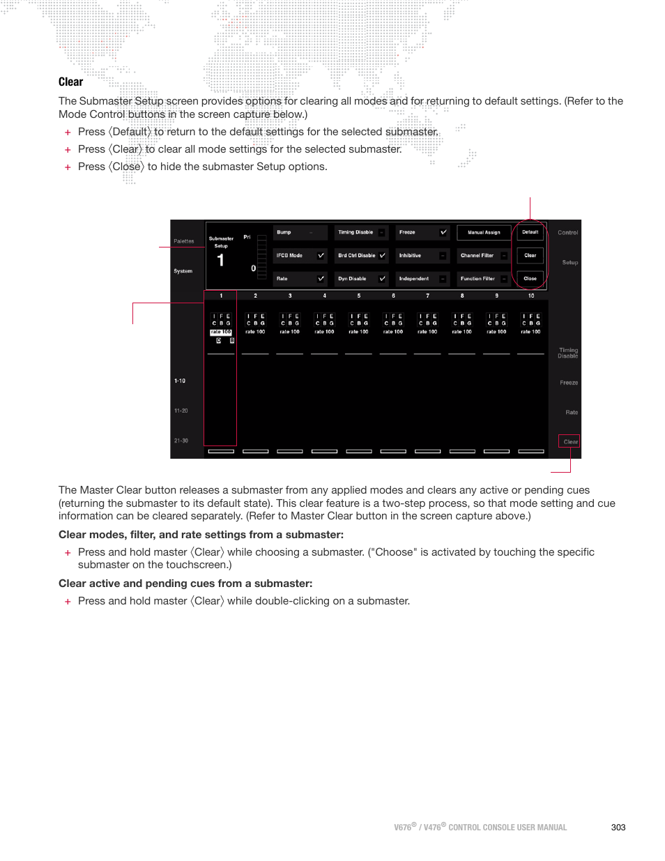 Clear | PRG V676 User Manual 3.5 User Manual | Page 321 / 444