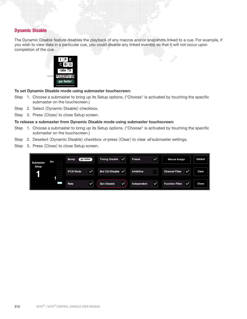 Dynamic disable | PRG V676 User Manual 3.5 User Manual | Page 330 / 444