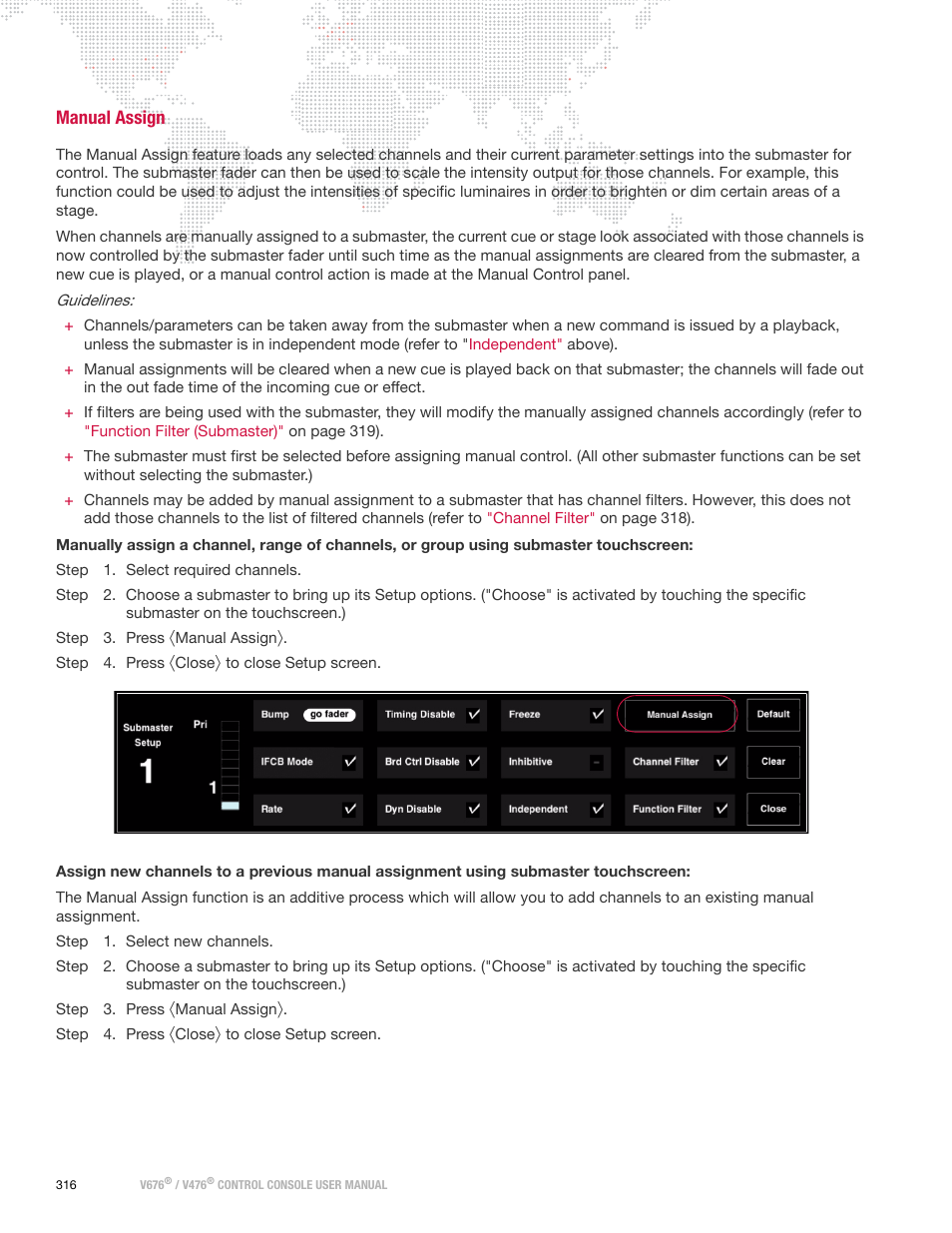 Manual assign | PRG V676 User Manual 3.5 User Manual | Page 334 / 444