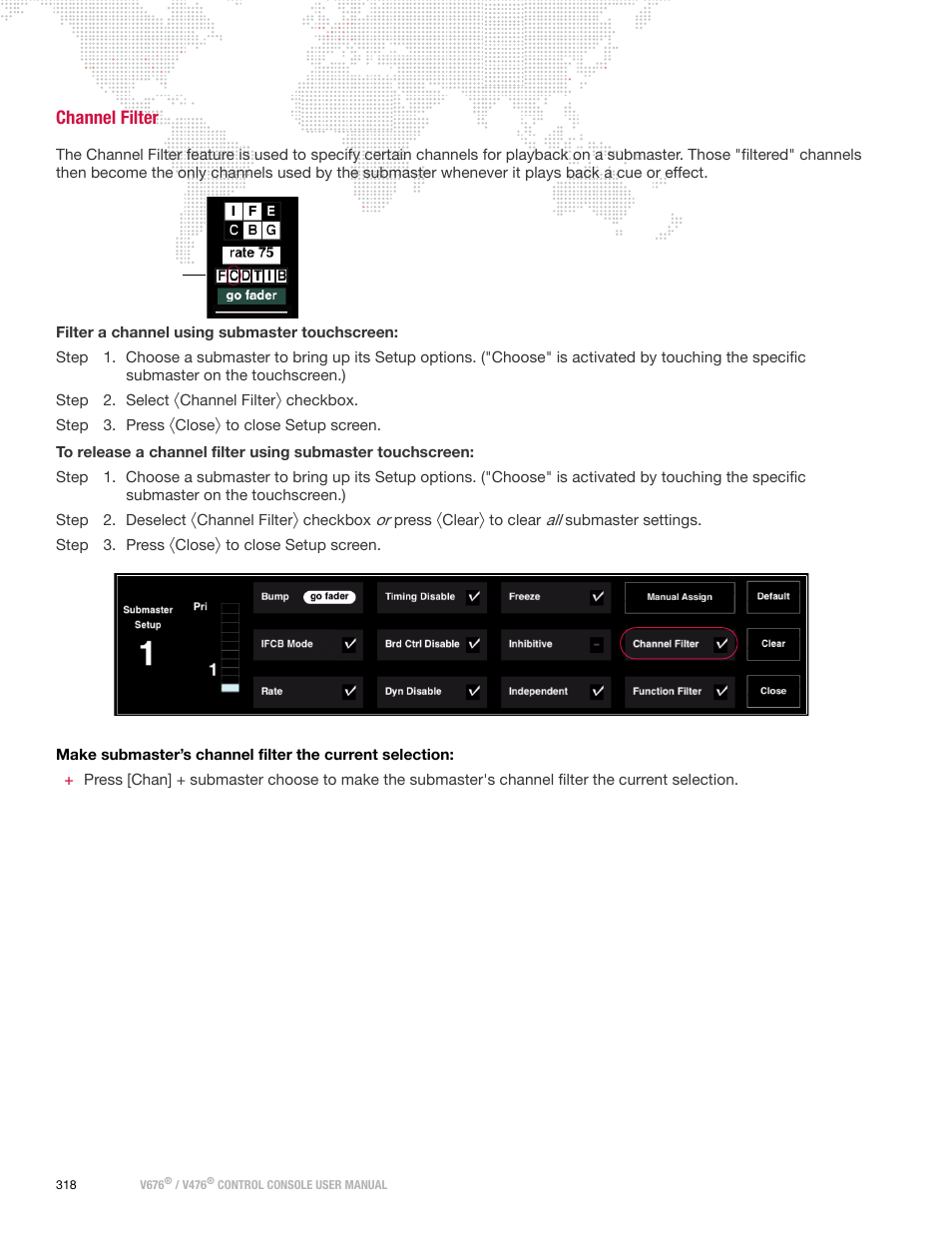 Channel filter | PRG V676 User Manual 3.5 User Manual | Page 336 / 444