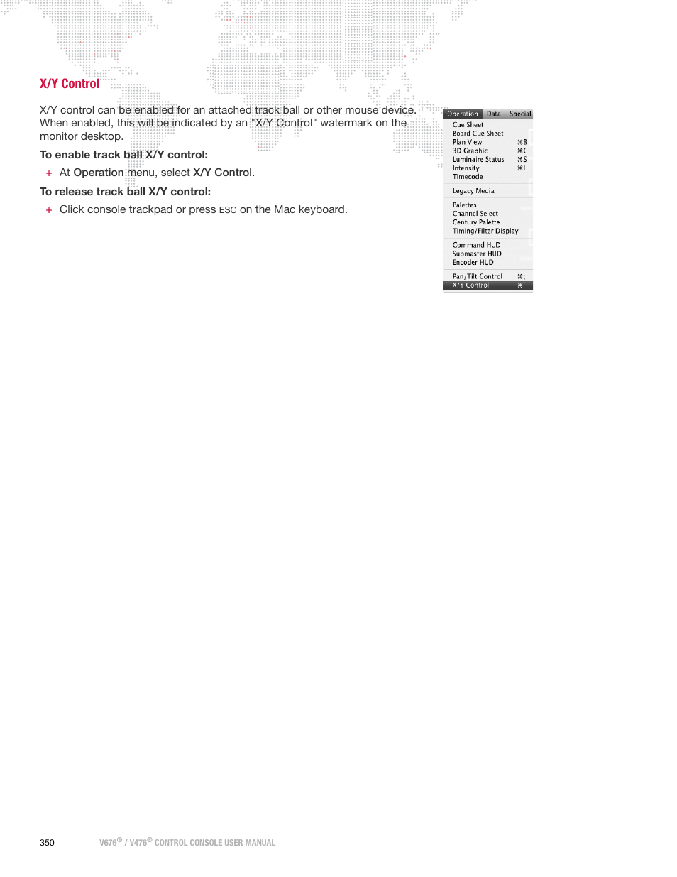 X/y control | PRG V676 User Manual 3.5 User Manual | Page 368 / 444