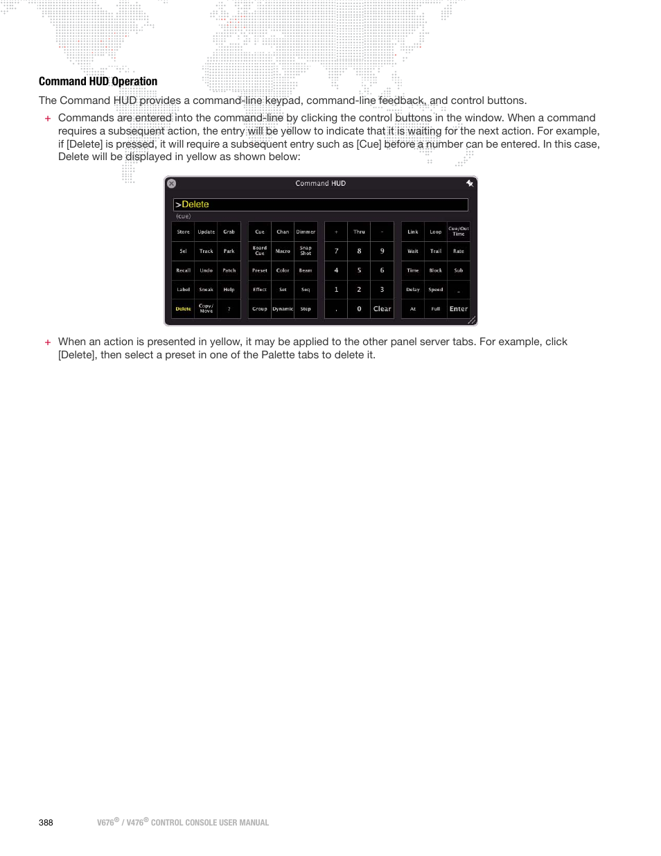 Command hud operation | PRG V676 User Manual 3.5 User Manual | Page 406 / 444