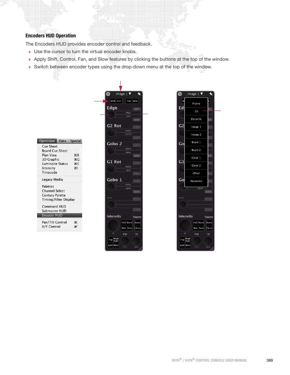Encoders hud operation | PRG V676 User Manual 3.5 User Manual | Page 407 / 444