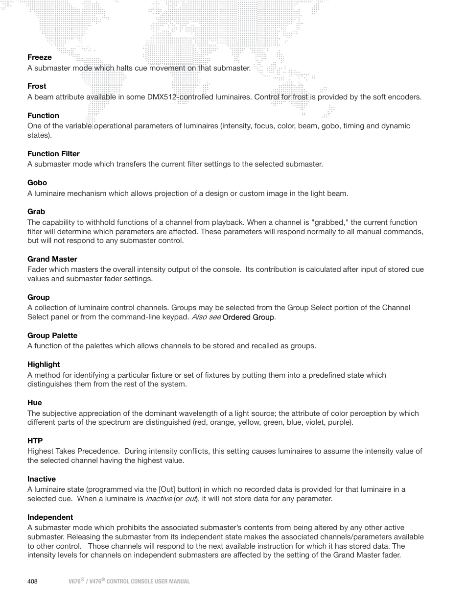 PRG V676 User Manual 3.5 User Manual | Page 426 / 444