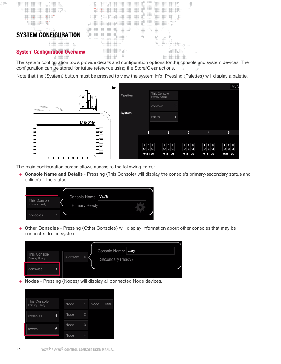 System configuration, System configuration overview | PRG V676 User Manual 3.5 User Manual | Page 60 / 444