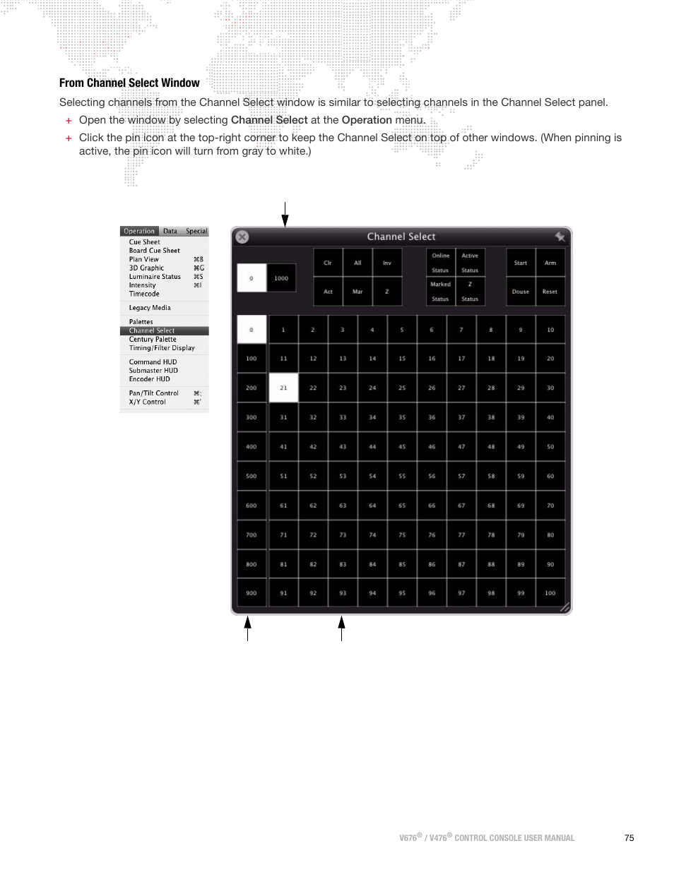 From channel select window | PRG V676 User Manual 3.5 User Manual | Page 93 / 444