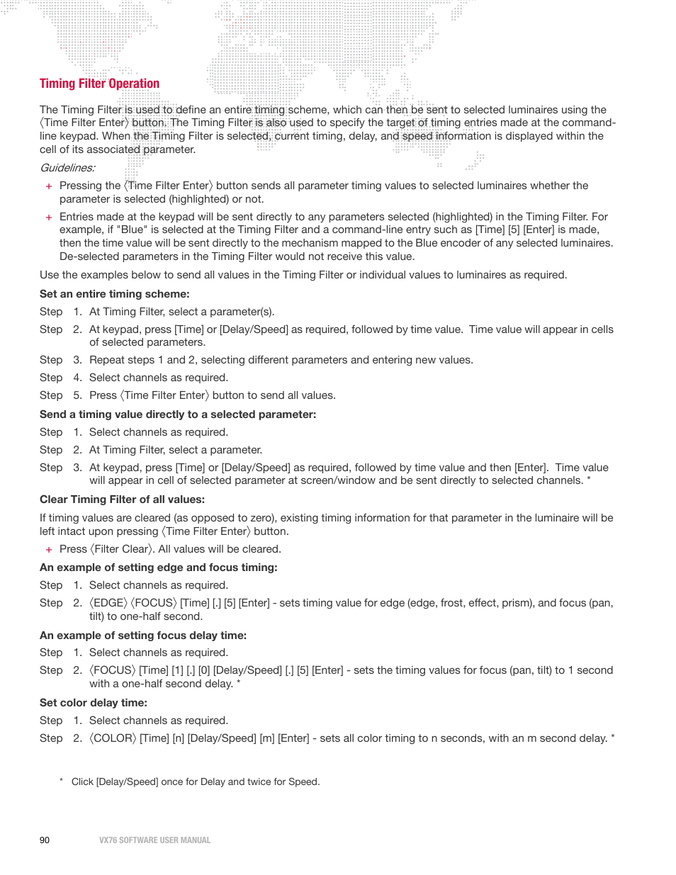 Timing filter operation | PRG Vx76 User Manual 3.6 User Manual | Page 106 / 418