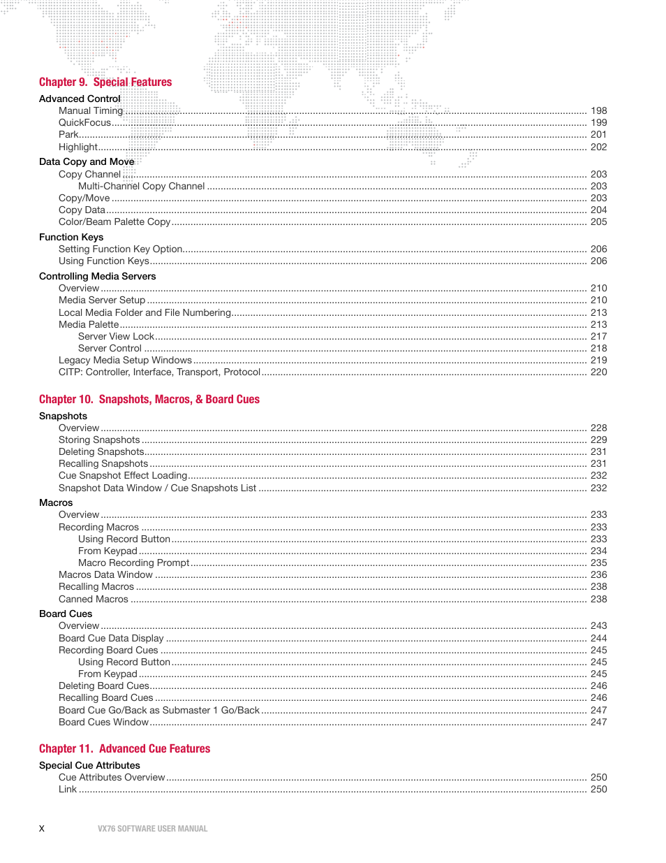 PRG Vx76 User Manual 3.6 User Manual | Page 12 / 418