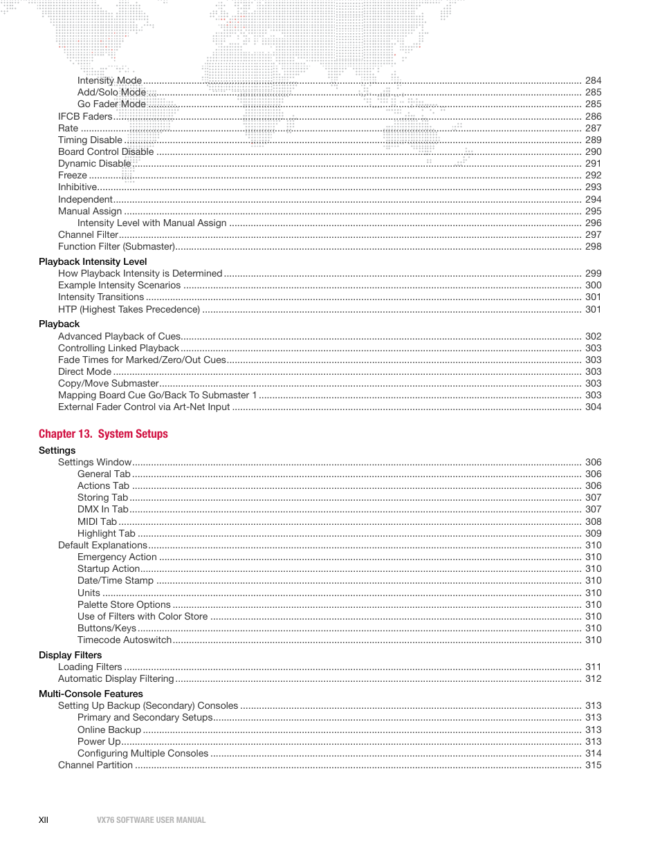 PRG Vx76 User Manual 3.6 User Manual | Page 14 / 418