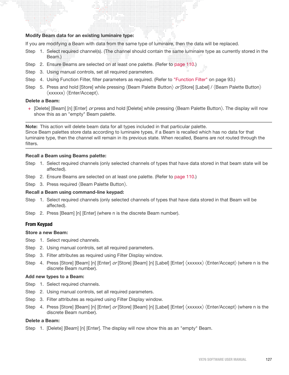 From keypad | PRG Vx76 User Manual 3.6 User Manual | Page 143 / 418