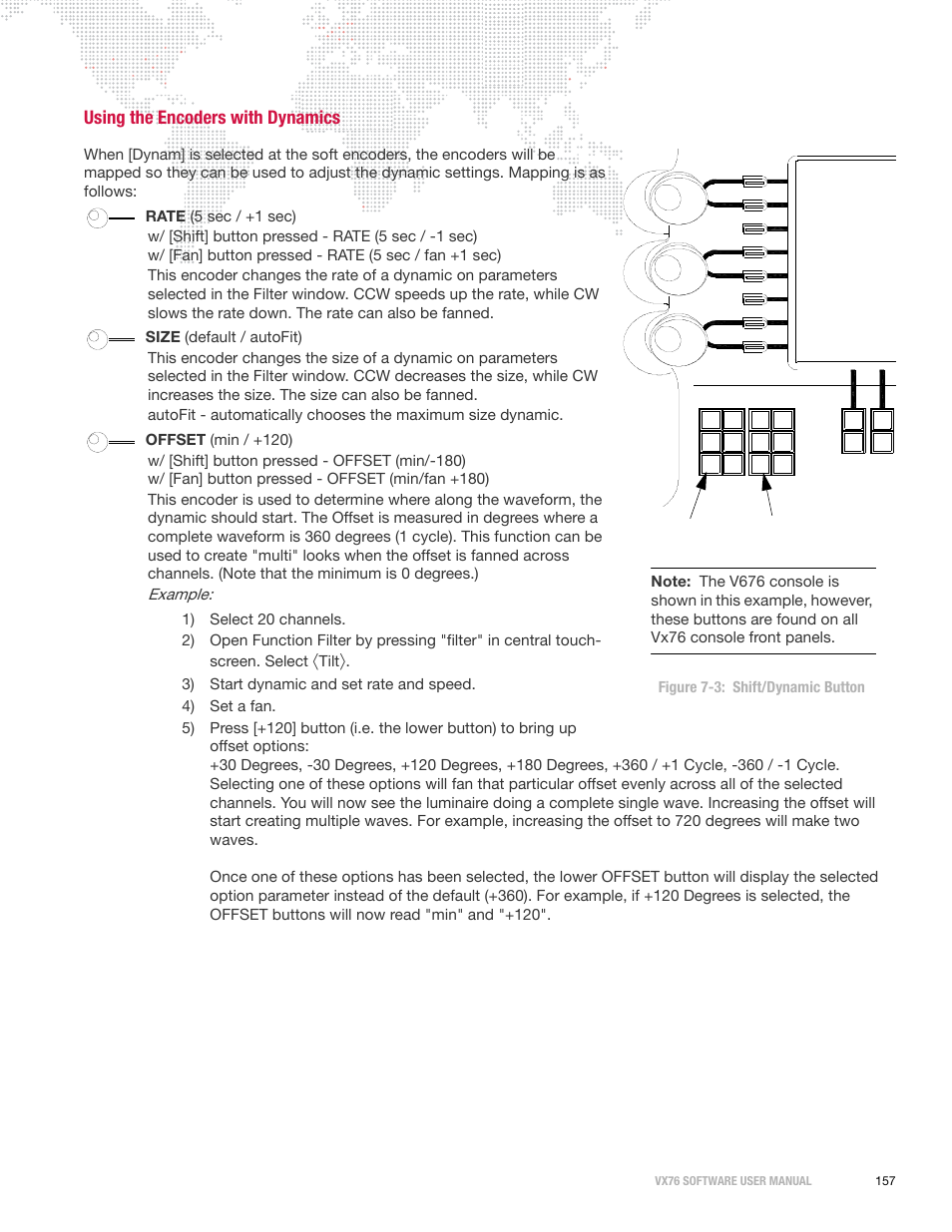 Using the encoders with dynamics, Example, Tilt | PRG Vx76 User Manual 3.6 User Manual | Page 173 / 418