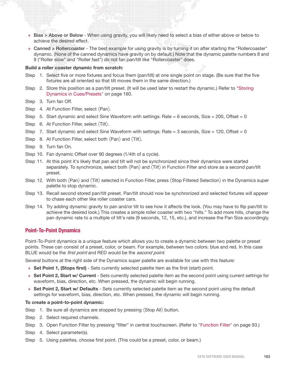 Point-to-point dynamics | PRG Vx76 User Manual 3.6 User Manual | Page 179 / 418