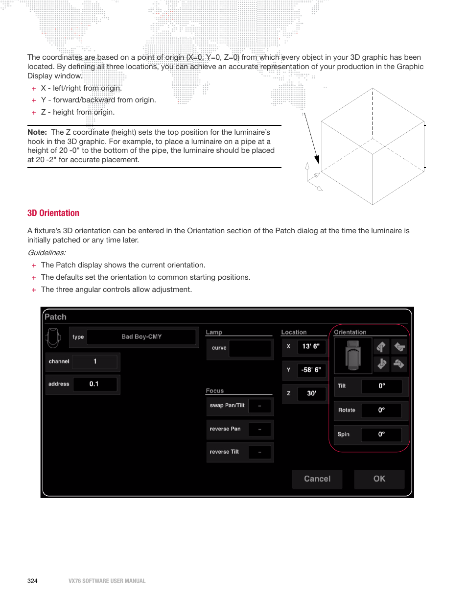 3d orientation | PRG Vx76 User Manual 3.6 User Manual | Page 340 / 418