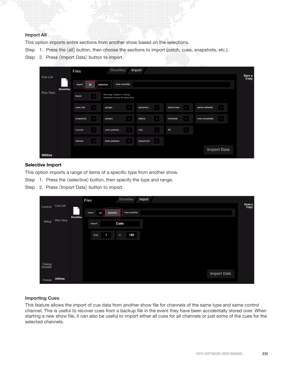 PRG Vx76 User Manual 3.6 User Manual | Page 351 / 418