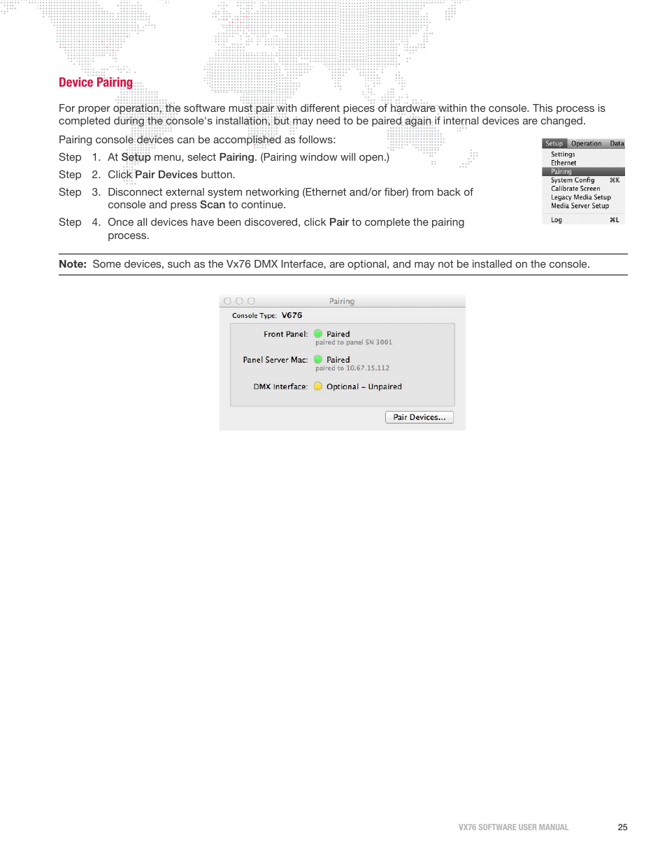 Device pairing | PRG Vx76 User Manual 3.6 User Manual | Page 41 / 418