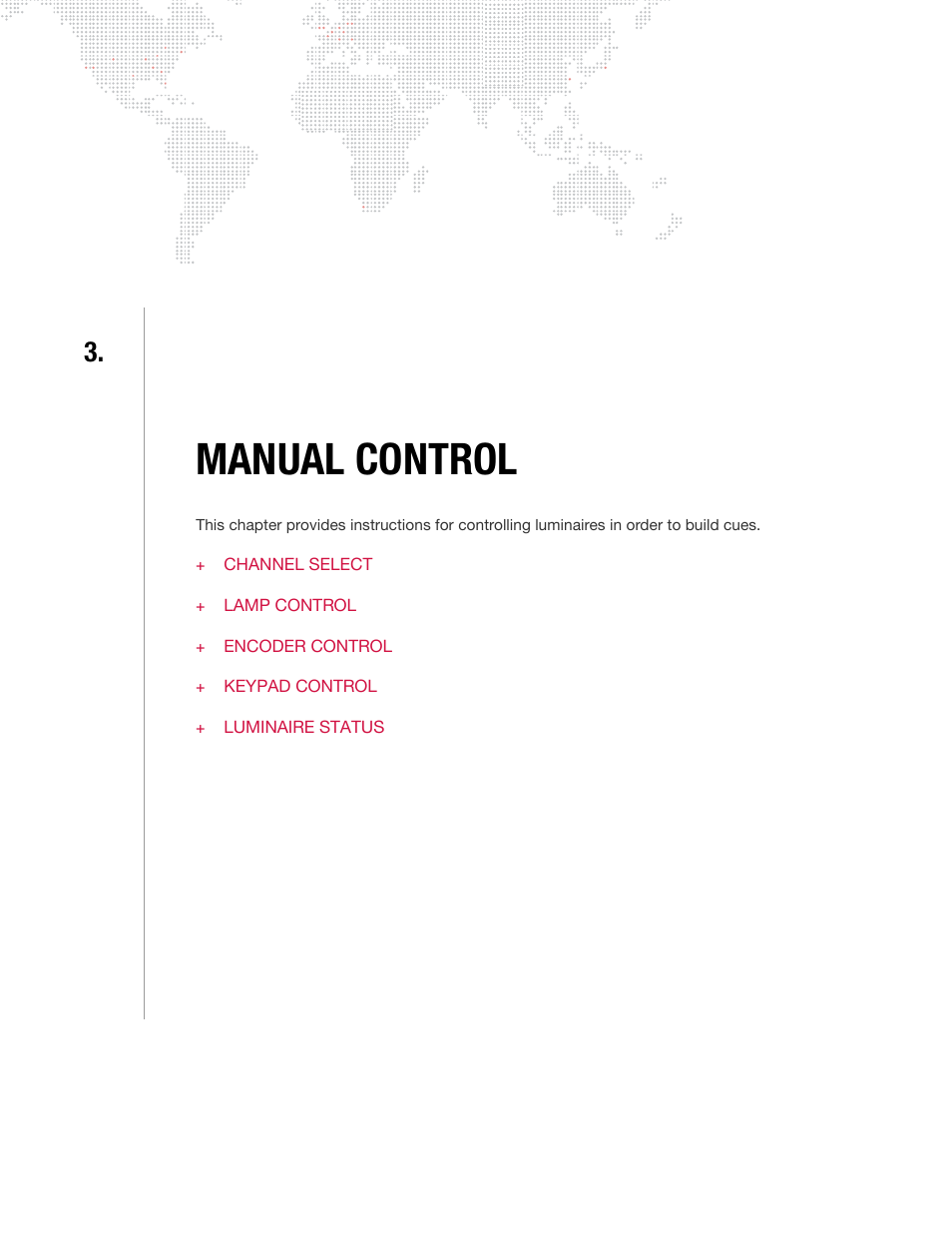 Manual control, Chapter 3. manual control | PRG Vx76 User Manual 3.6 User Manual | Page 65 / 418