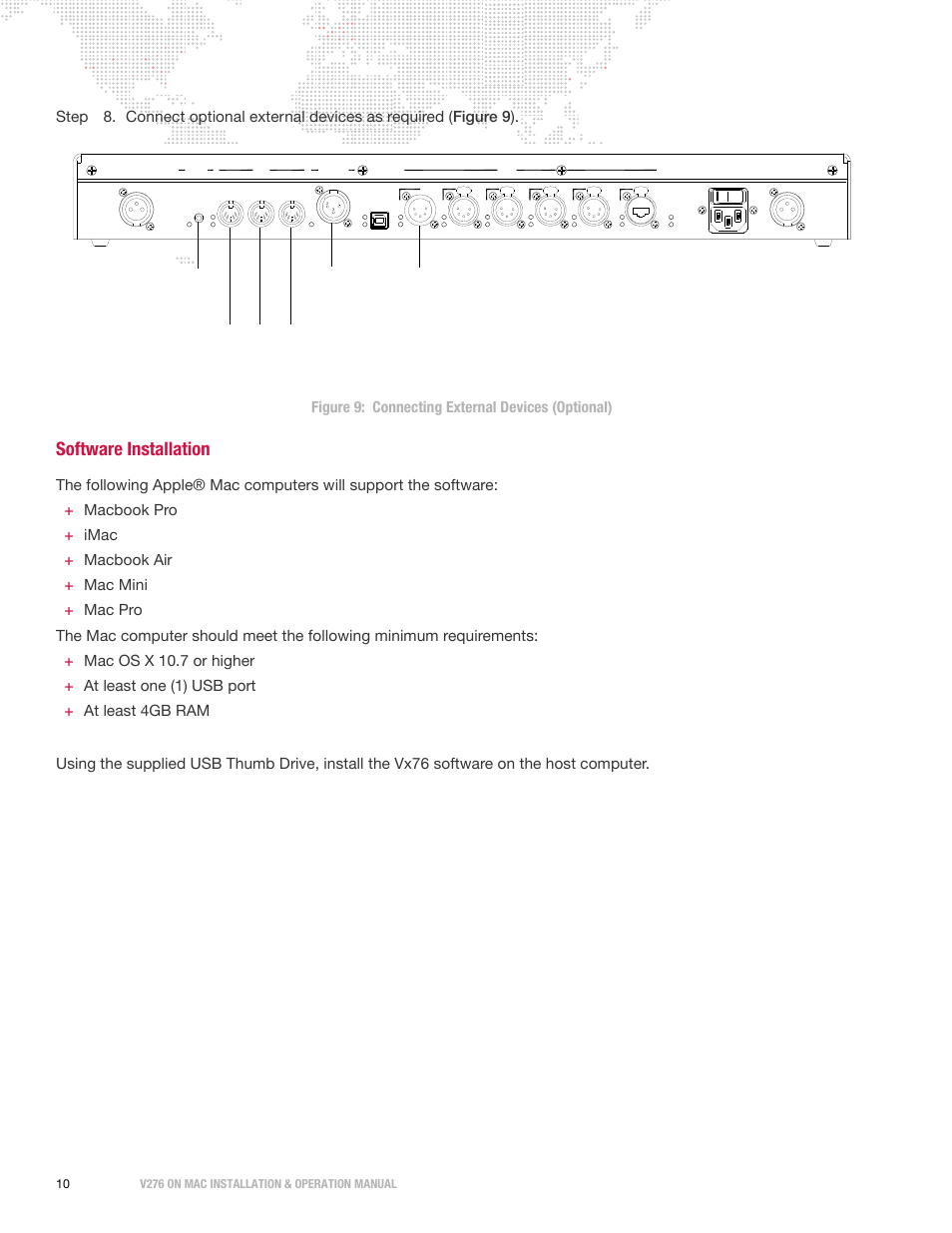 Software installation | PRG V276 Installation & Operation Manual User Manual | Page 20 / 28
