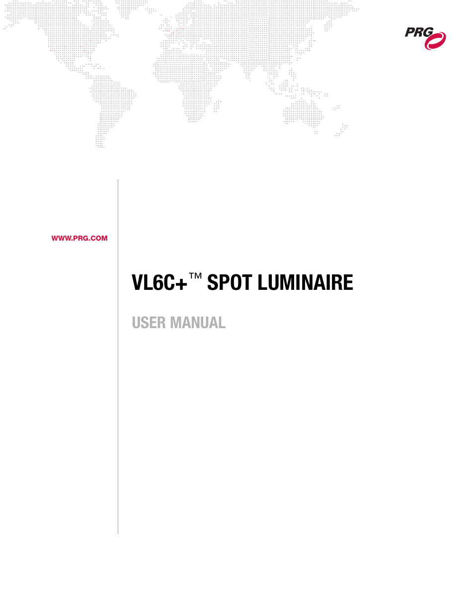 PRG VL6C+ User Manual | 70 pages