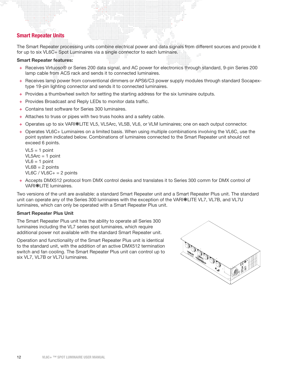 Smart repeater units | PRG VL6C+ User Manual | Page 20 / 70