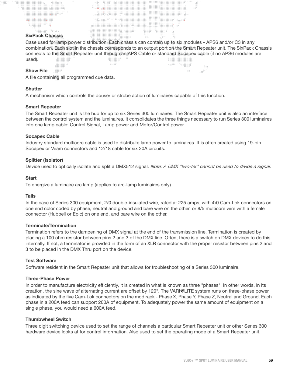PRG VL6C+ User Manual | Page 67 / 70
