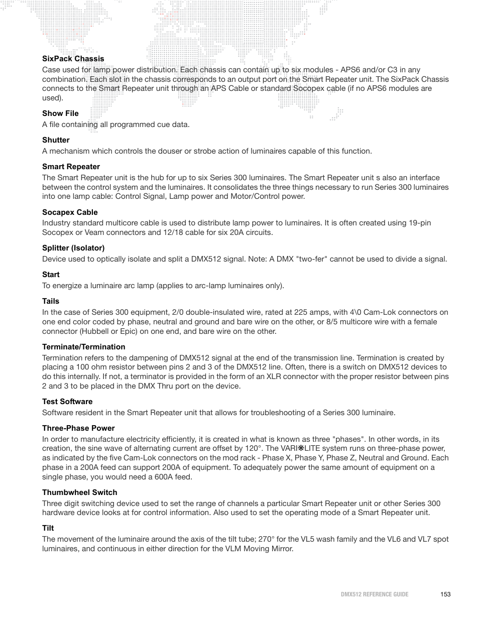 PRG DMX Reference Guide 5.4 User Manual | Page 161 / 166