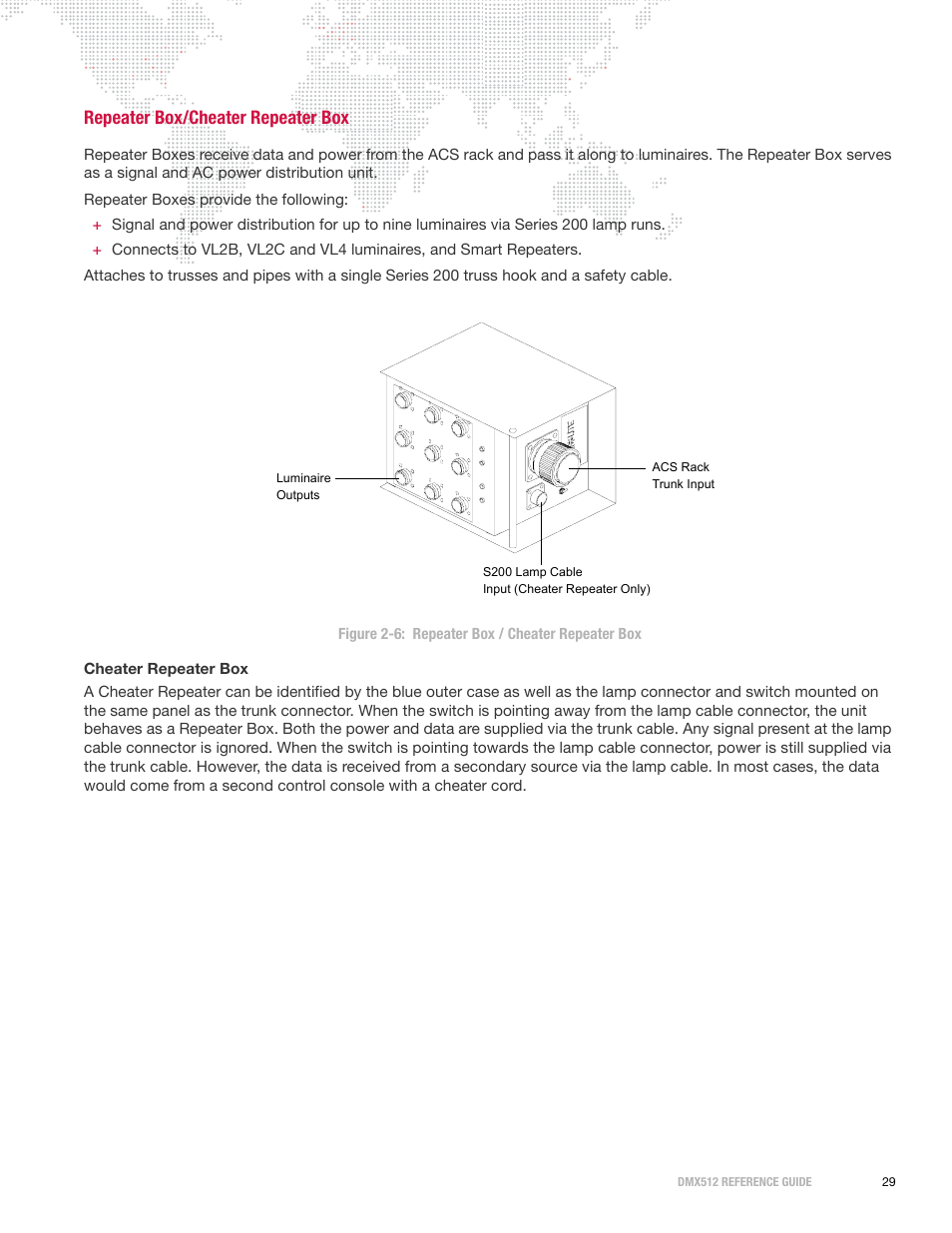 Repeater box/cheater repeater box | PRG DMX Reference Guide 5.4 User Manual | Page 37 / 166